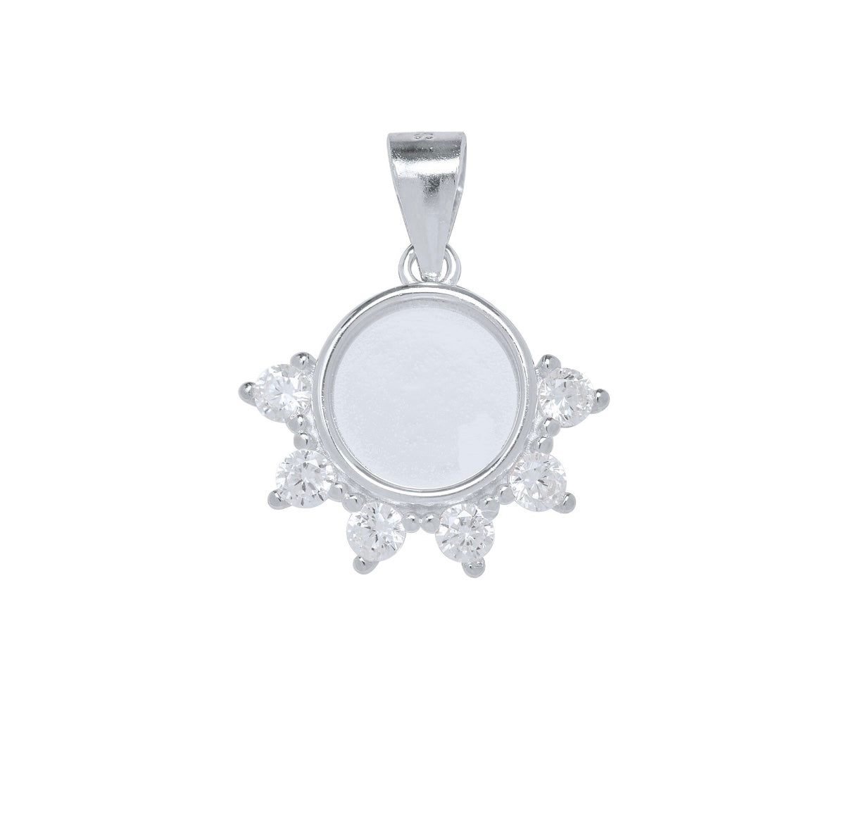 Sparkle Round Keepsake Necklace