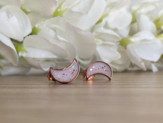 Keepsake Earrings - Moon-Shaped Jewelry in Silver, Gold & 14K Options