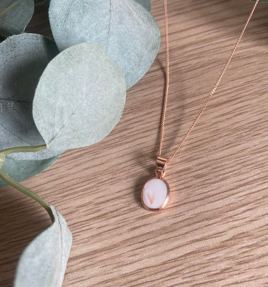 Classic Oval Keepsake Necklace