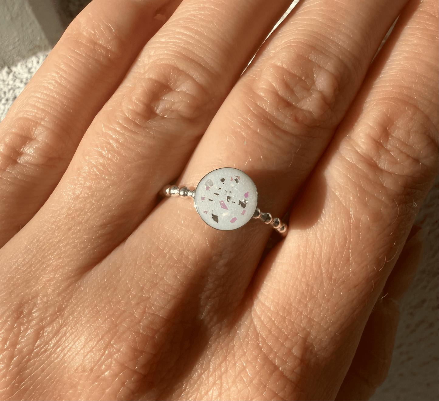 Bubble Band Round Ring - Loved Beyond Measure Keepsakes