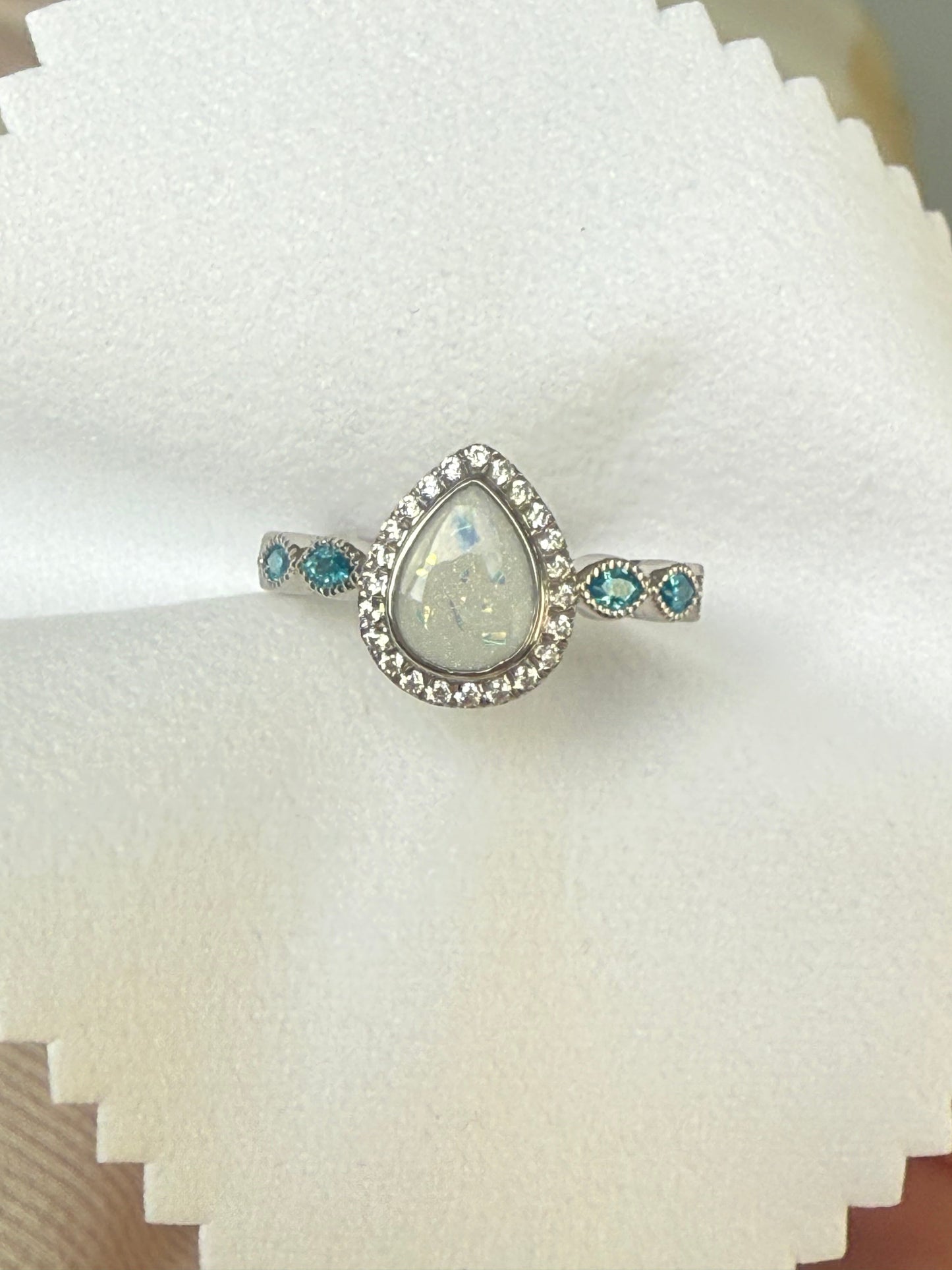 Princess Pear Ring - Loved Beyond Measure Keepsakes