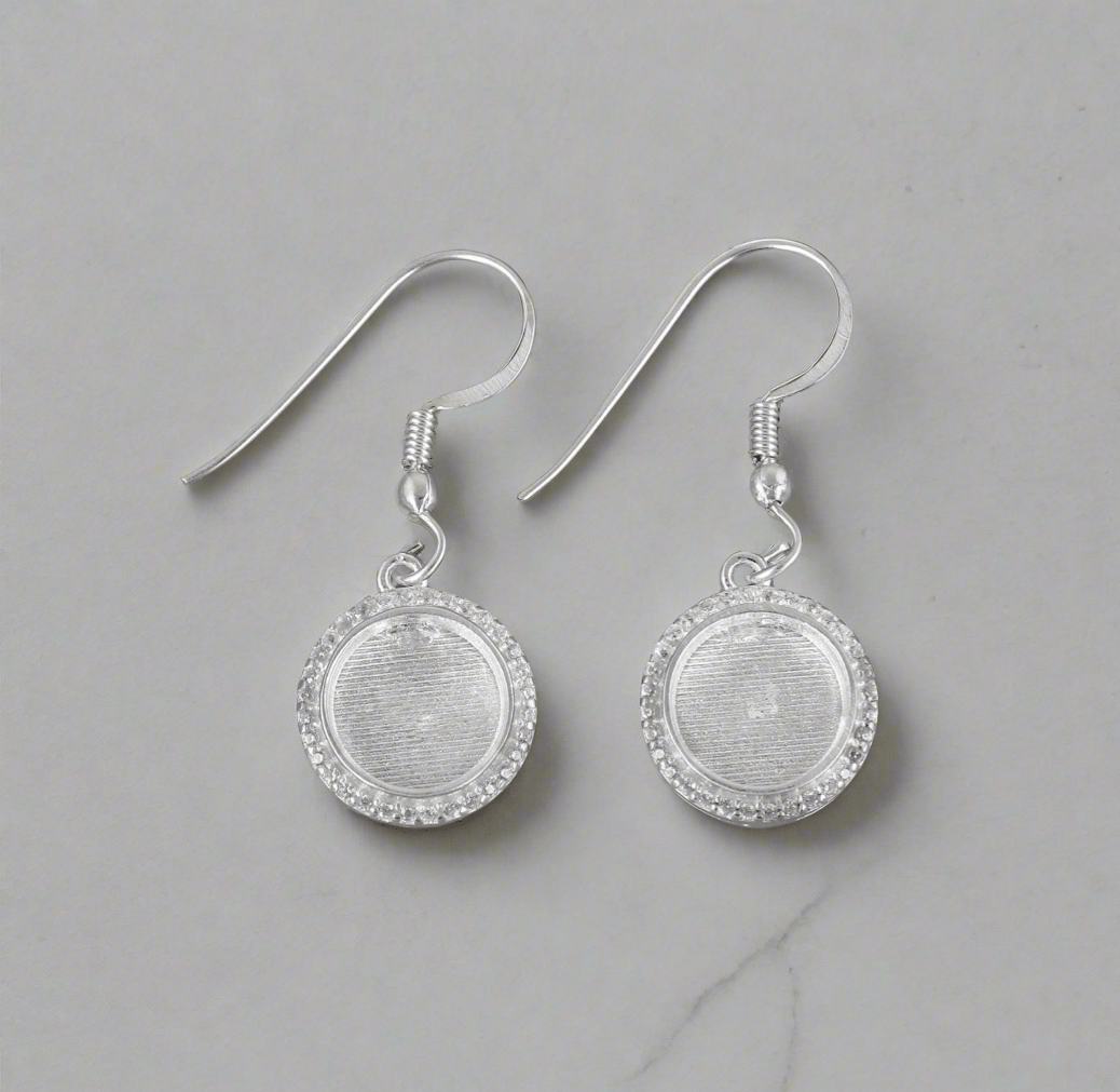 Round Drop Earrings - Loved Beyond Measure Keepsakes