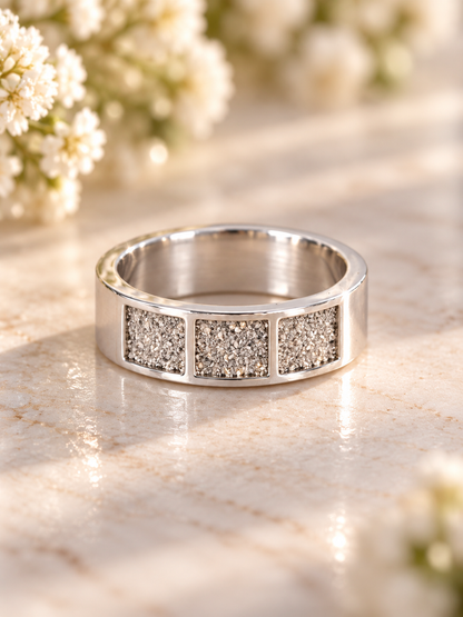 Three Channel Breastmilk | Memorial Keepsake Ring
