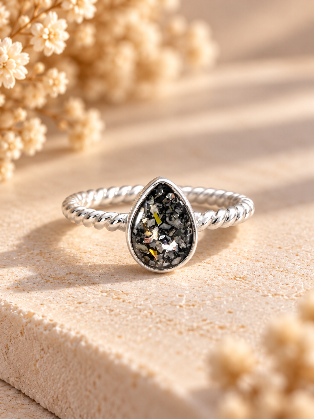 Twisted Pear Breastmilk | Memorial Keepsake Ring