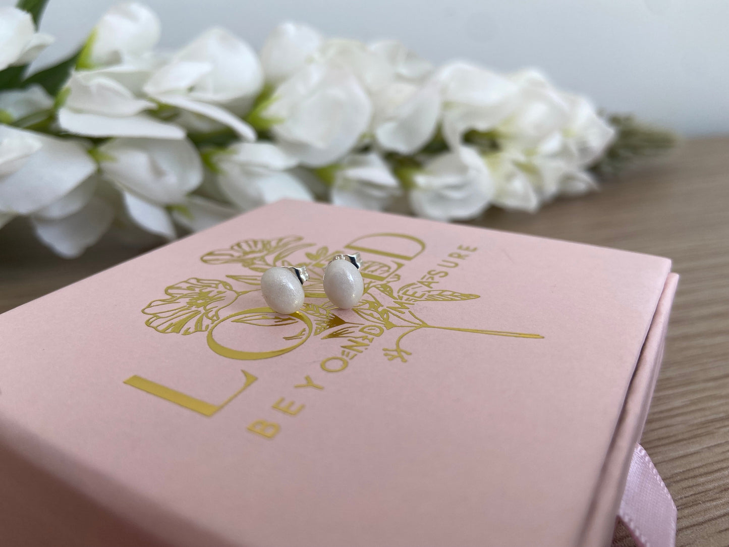 Teeny Tiny Oval Keepsake Earrings