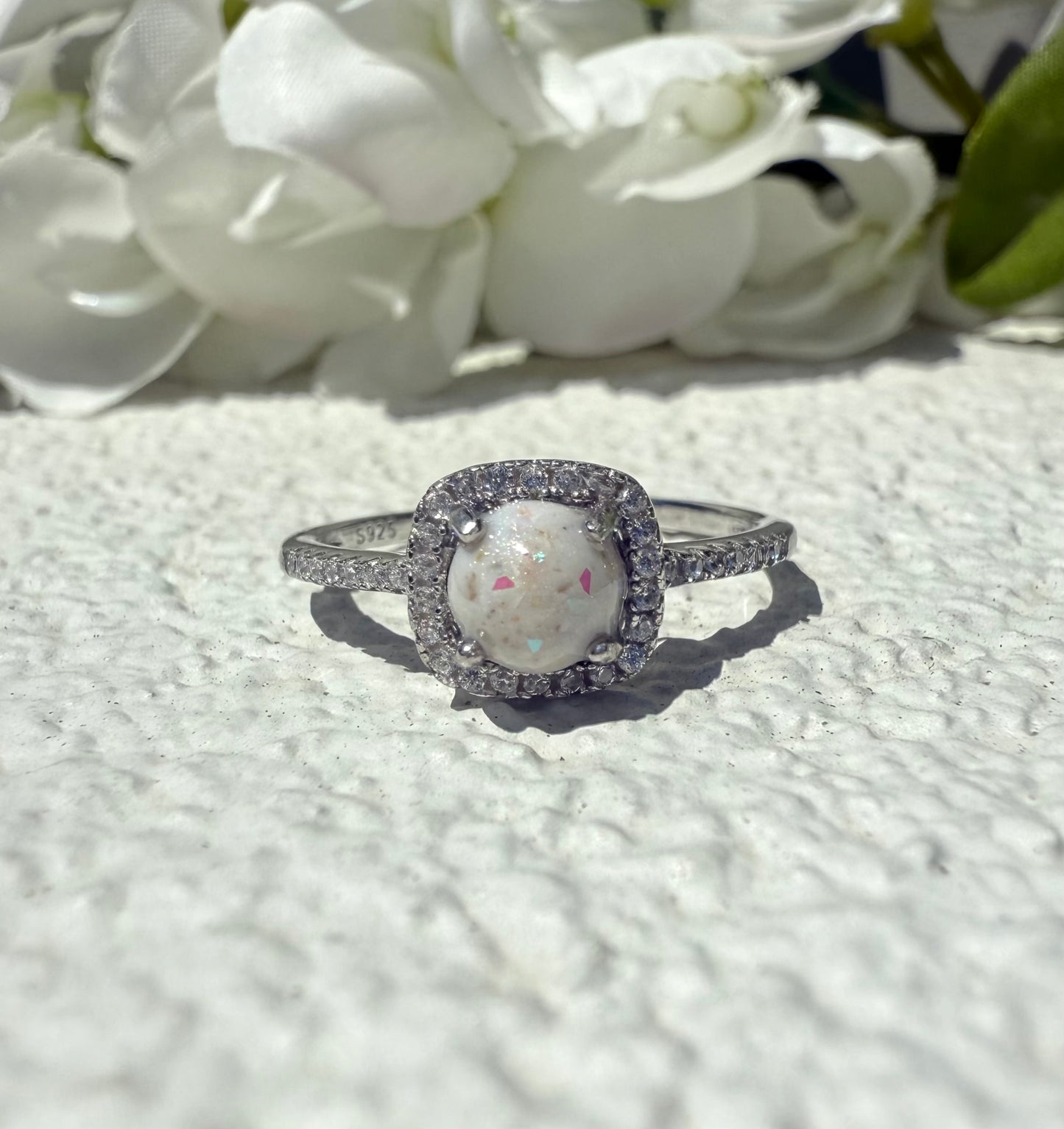 Unconditional Love Solitaire Keepsake Ring