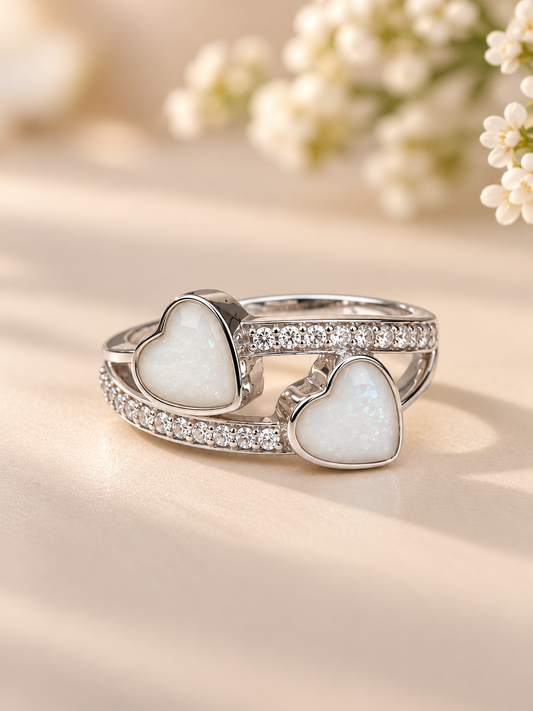 Double Love Breastmilk | Memorial Keepsake Ring