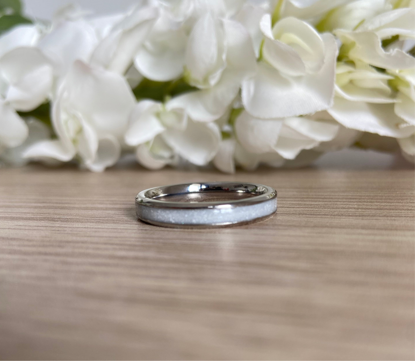 Infinity Keepsake Ring Band - Personalised Memory Keepsake Jewelry