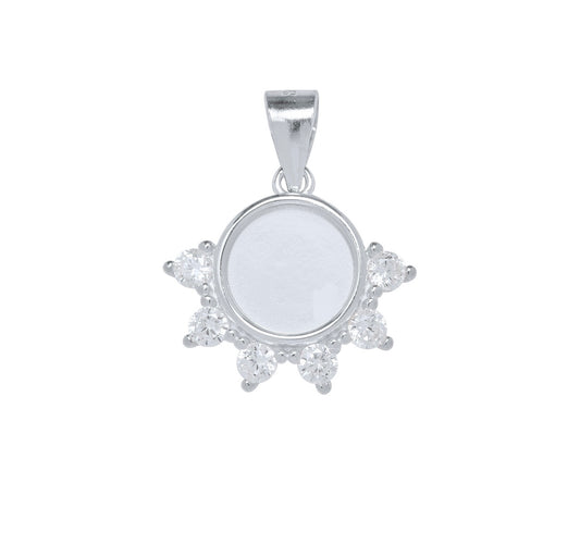Sparkle Round Keepsake Necklace
