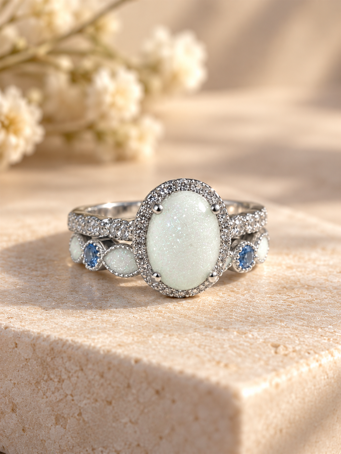 Crowning Glory Breastmilk | Memorial Keepsake Ring - Set