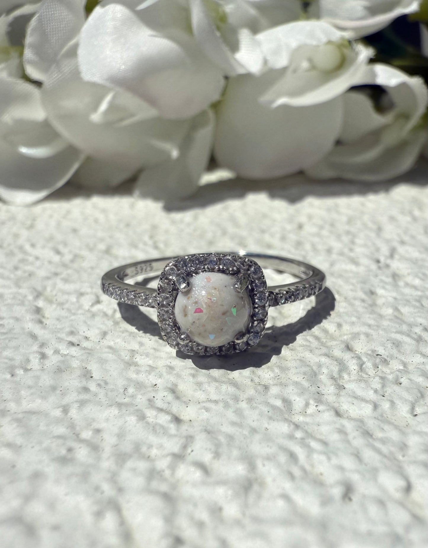 Unconditional Love Solitaire Keepsake Ring