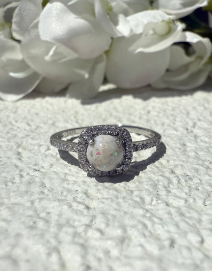 Unconditional Love Solitaire Keepsake Ring