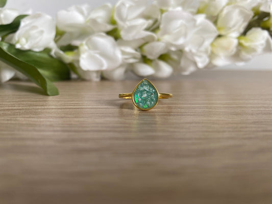 Nellie Ring - Elegant Pear-Shaped Keepsake Jewelry