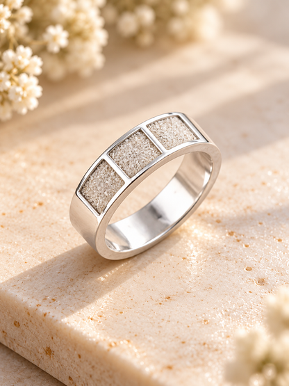 Three Channel Breastmilk | Memorial Keepsake Ring