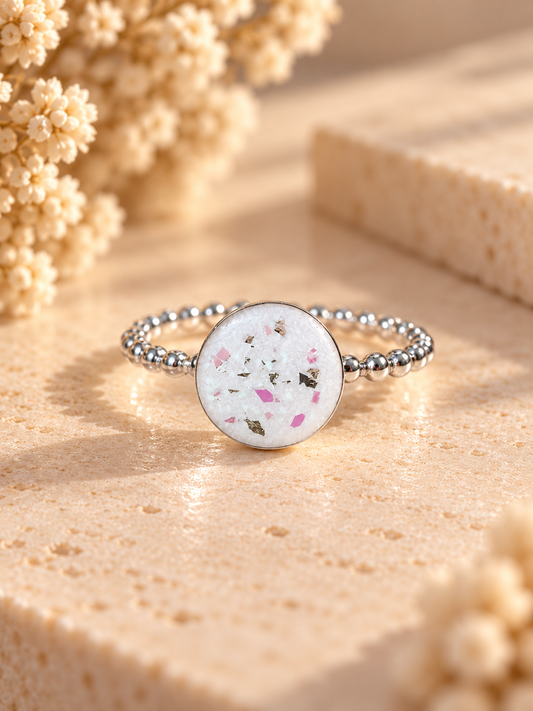 Bubble Band Breastmilk | Memorial Keepsake Ring - Round