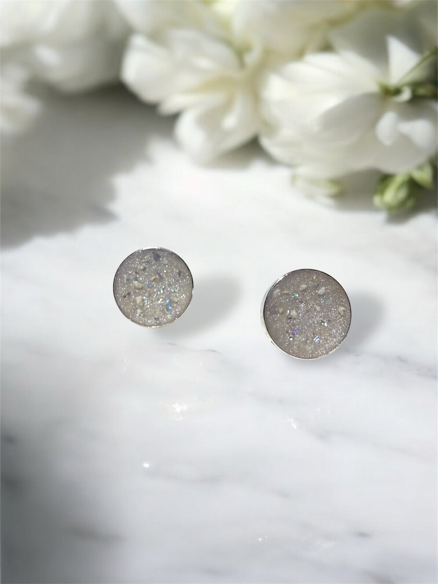 Classic Round Breastmilk | Memorial Keepsake Earrings