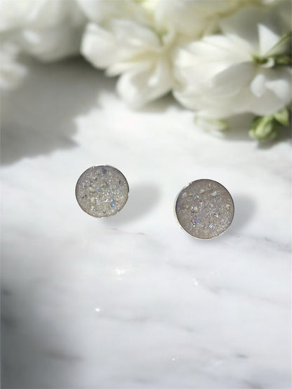 Classic Round Breastmilk | Memorial Keepsake Earrings
