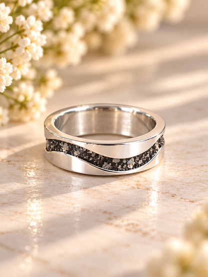 Wave Breastmilk | Memorial Keepsake Ring