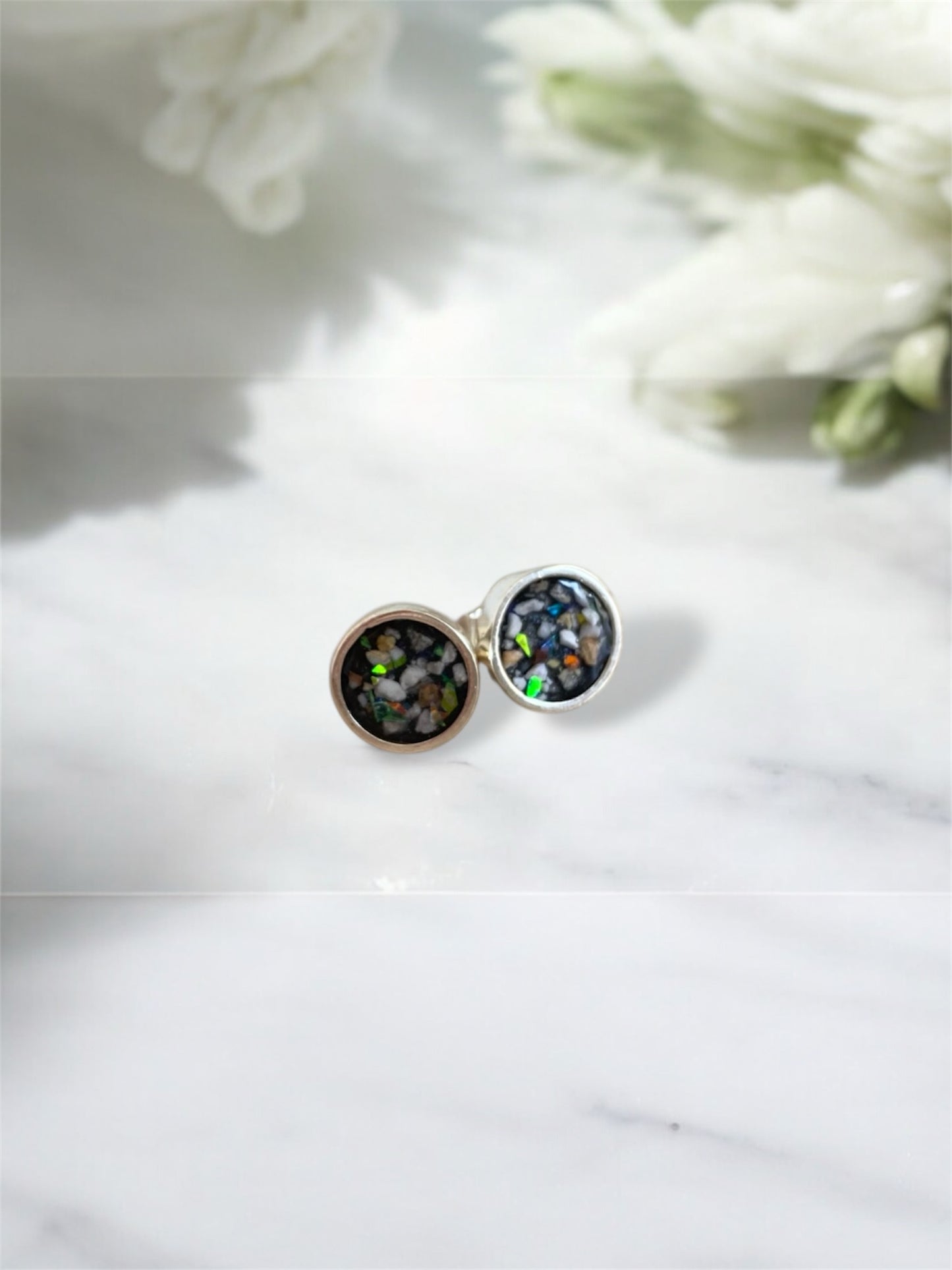 Classic Round Breastmilk | Memorial Keepsake Earrings