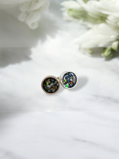 Classic Round Breastmilk | Memorial Keepsake Earrings