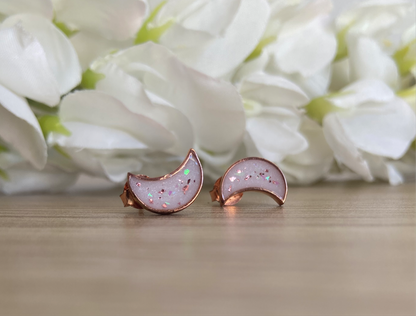 Keepsake Earrings - Moon-Shaped Jewelry in Silver, Gold & 14K Options