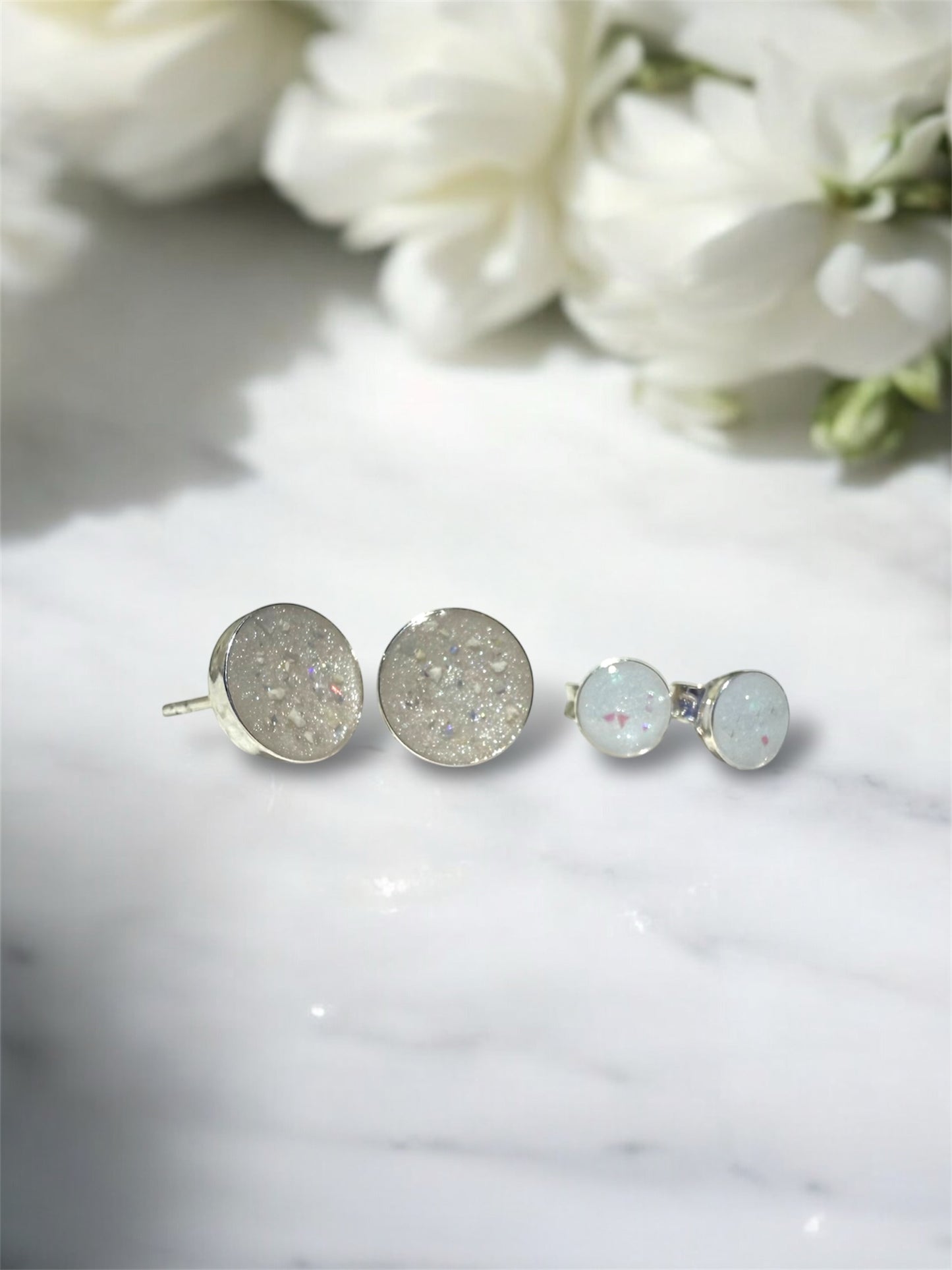 Classic Round Breastmilk | Memorial Keepsake Earrings