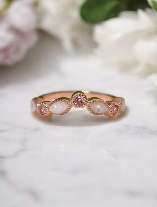 Halo Birthstone Breastmilk | Memorial Keepsake Ring