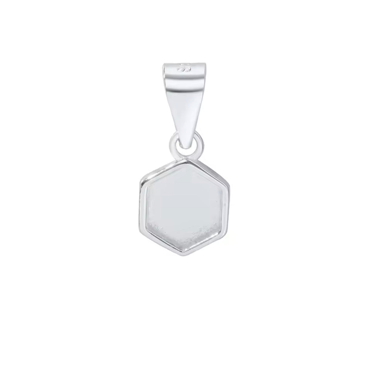 Hexagon Breastmilk | Memorial Keepsake Necklace