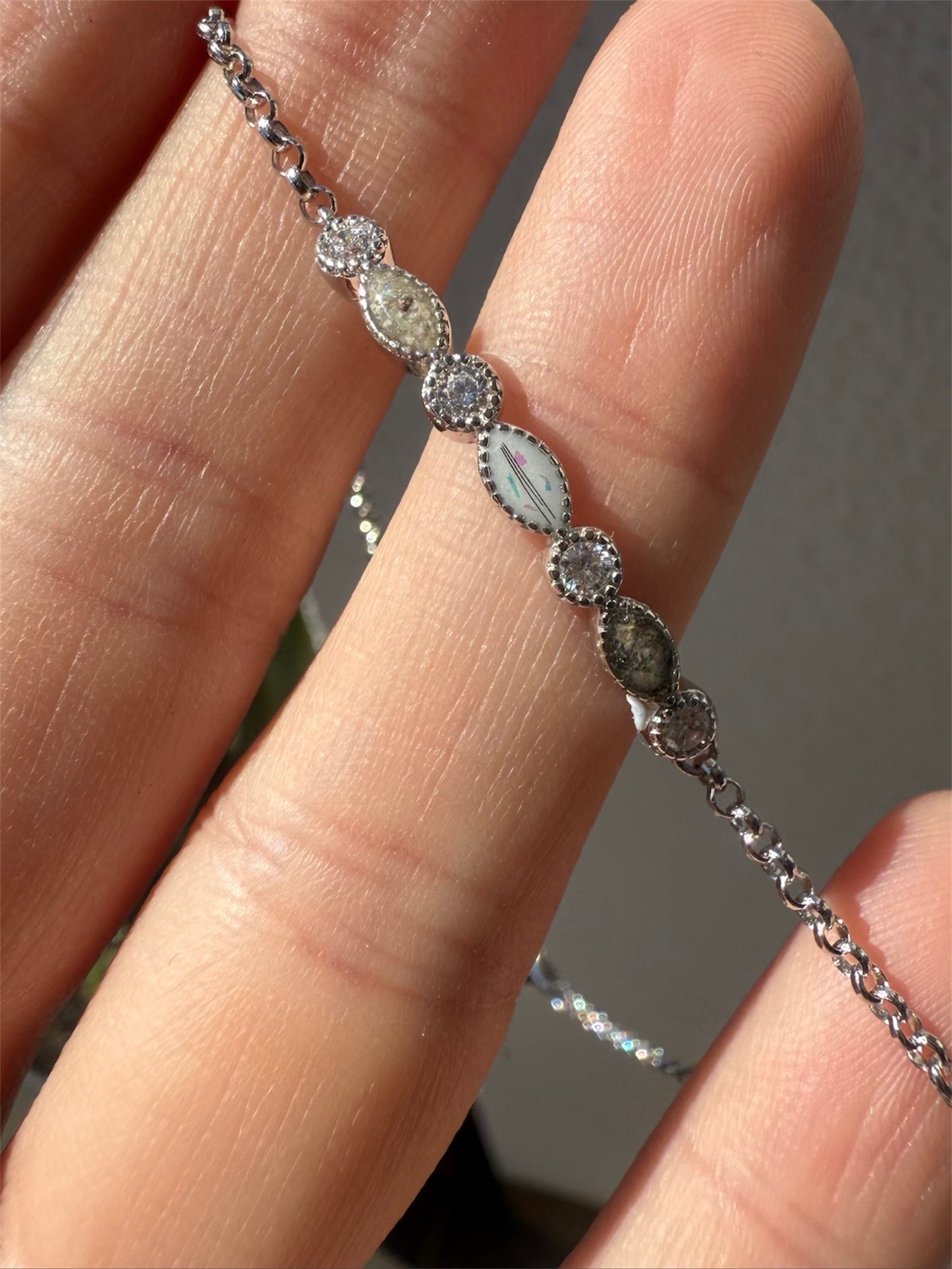 Eternal Birthstone Breastmilk | Memorial Keepsake Bracelet
