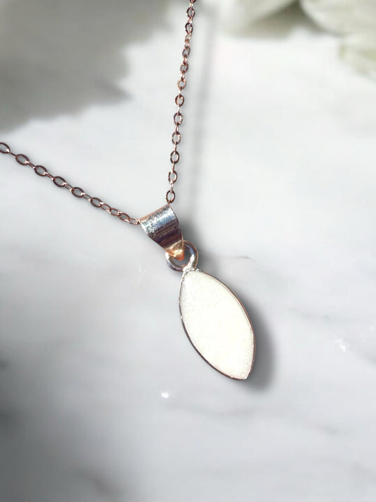 Marquise Breastmilk | Memorial Keepsake Necklace