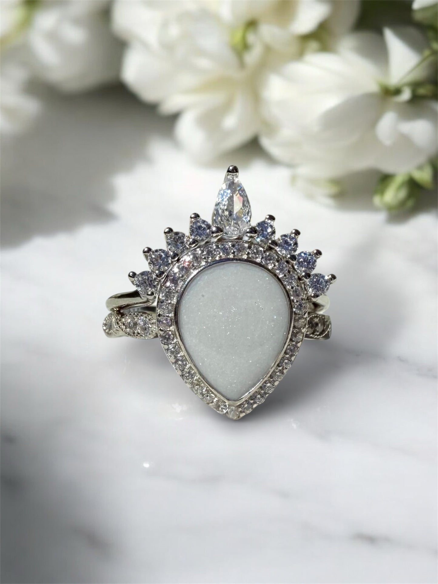 Love Drop Breastmilk | Memorial Keepsake Ring - Stacker Set