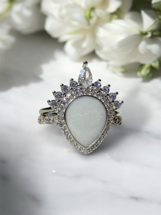 Love Drop Breastmilk | Memorial Keepsake Ring - Stacker Set