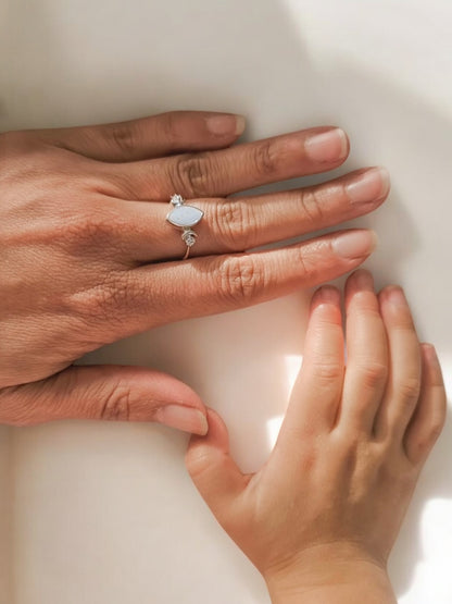 Silent Night Breastmilk | Memorial Keepsake Ring