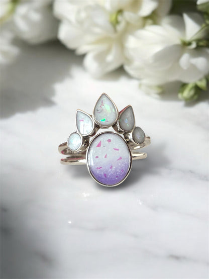 Oval Breastmilk | Memorial Keepsake Ring - Set