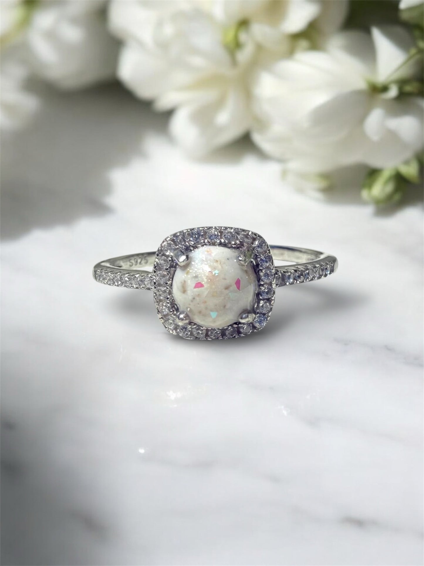 Unconditional Love Solitaire Keepsake Ring