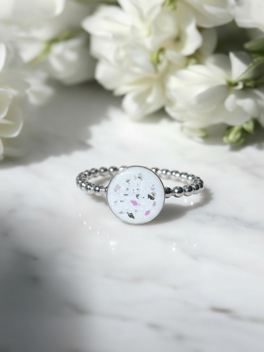 Bubble Band Breastmilk | Memorial Keepsake Ring - Round