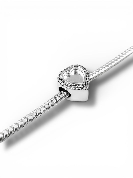 Heart Birthstone Breastmilk | Memorial Keepsake Charm