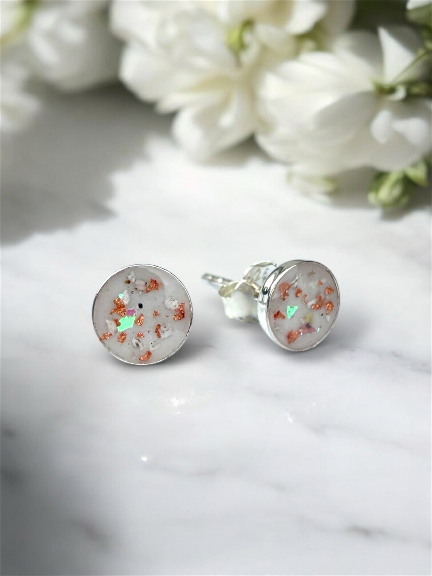 Classic Round Breastmilk | Memorial Keepsake Earrings