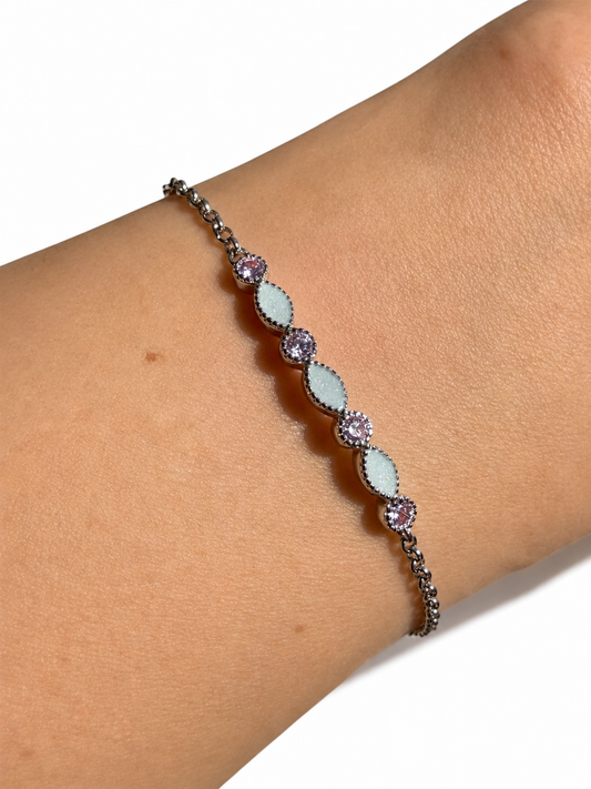 Eternal Birthstone Breastmilk | Memorial Keepsake Bracelet