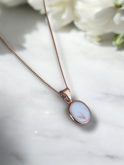 Breastmilk keepsake jewellery necklace made to cherish your breastfeeding journey