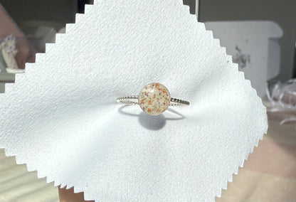 Dainty Twisted Round Ring - Loved Beyond Measure Keepsakes