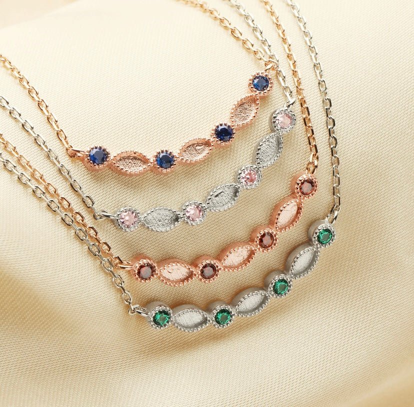 Eternal Birthstone Necklace - Loved Beyond Measure Keepsakes