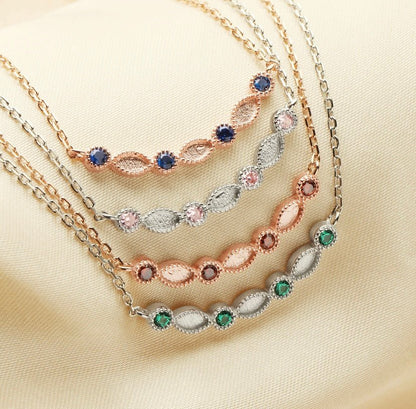 Eternal Birthstone Necklace - Loved Beyond Measure Keepsakes