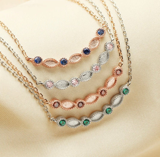 Eternal Birthstone Necklace - Loved Beyond Measure Keepsakes