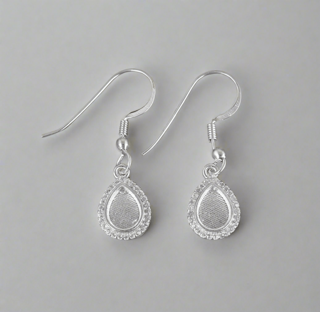 Pear Drop Earrings - Loved Beyond Measure Keepsakes