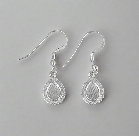 Pear Drop Earrings - Loved Beyond Measure Keepsakes