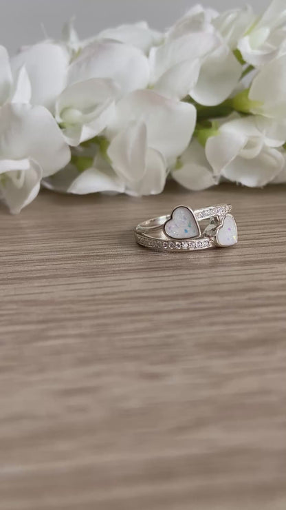 Double Love Keepsake Ring