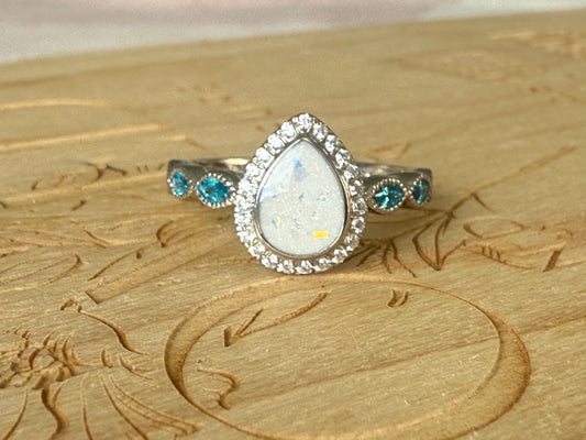 Princess Pear Ring - Loved Beyond Measure Keepsakes