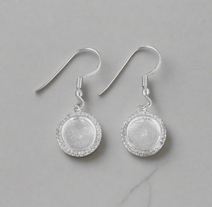 Round Drop Earrings - Loved Beyond Measure Keepsakes