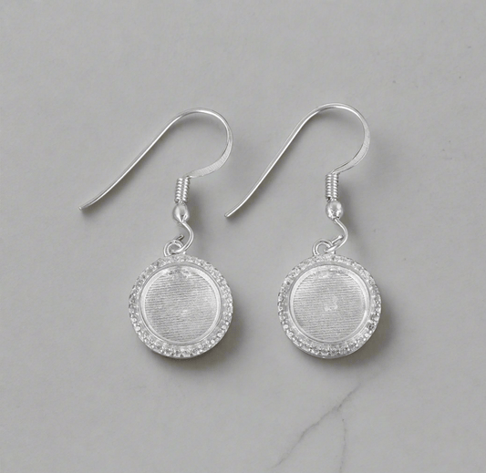 Round Drop Earrings - Loved Beyond Measure Keepsakes